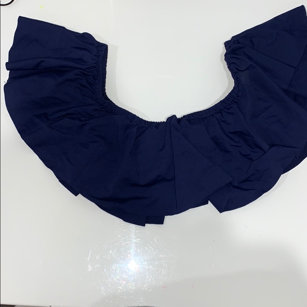 L Space off the shoulder bikini top